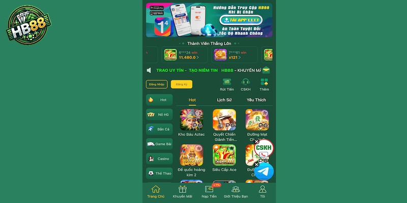 Ưu điểm giúp thương hiệu HB88 chinh phục cộng đồng người chơi