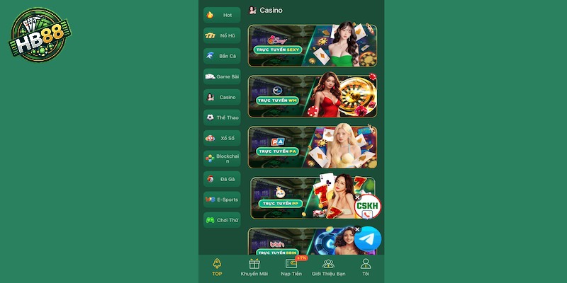 Casino trực tuyến đẳng cấp